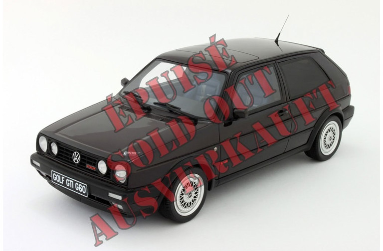 Volkswagen Golf GTI G60 Edition One Noir Brillant Metallise 1989
