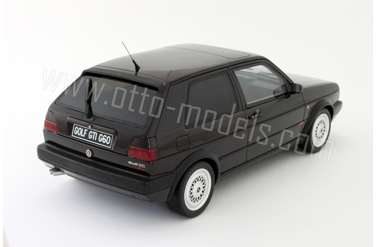 Volkswagen Golf GTI G60 Edition One Noir Brillant Metallise 1989