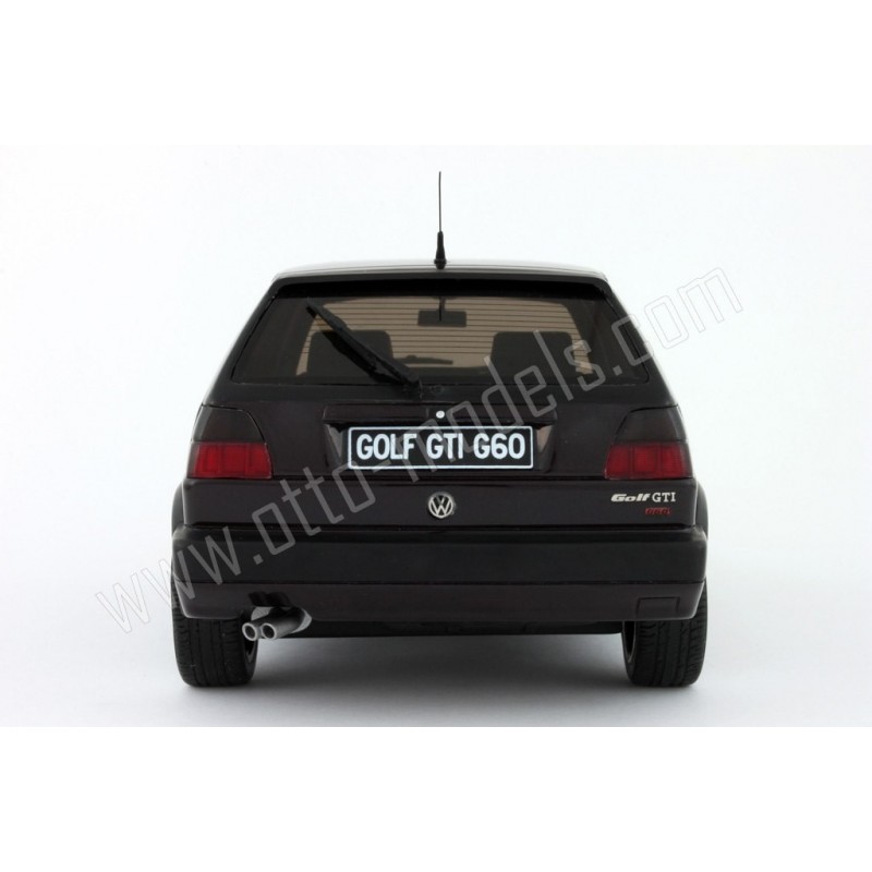 Volkswagen Golf GTI G60 Edition One Noir Brillant Metallise 1989