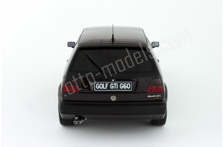 Volkswagen Golf GTI G60 Edition One Noir Brillant Metallise 1989