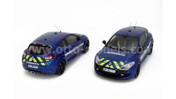 Renault Megane 3 R.S. Gendarmerie Bleu Extrème 2011