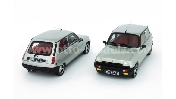Renault 5 Alpine Turbo Gris Argnet Metalisé 620 1983