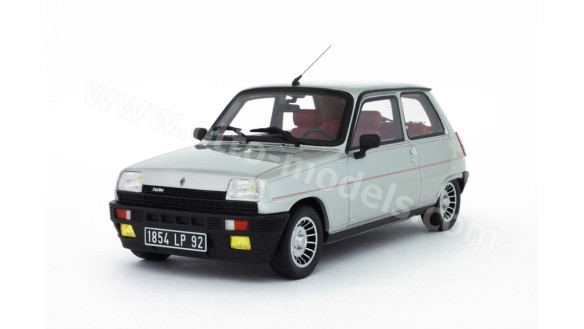 OttOmobile - Renault 5 Alpine Turbo Gris Argnet Metalisé 620 1983 - 1/18