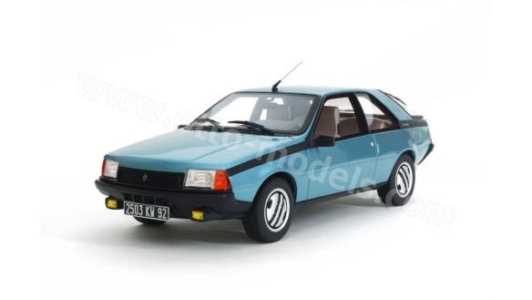 Renault Fuego GTX 2L Bleu Saphir 1982