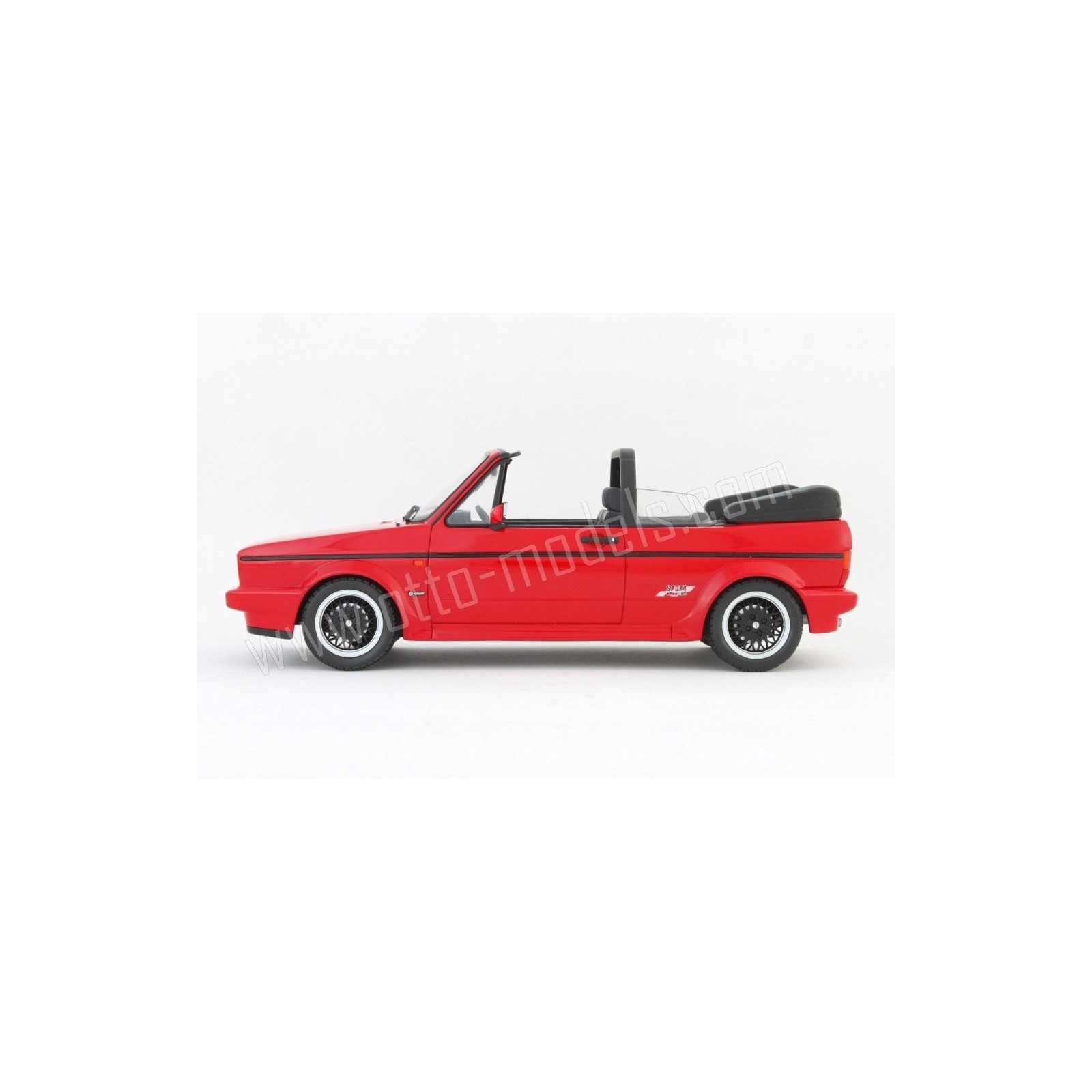 Volkswagen Golf 1 Cabriolet Sportline Rouge Flash 1991