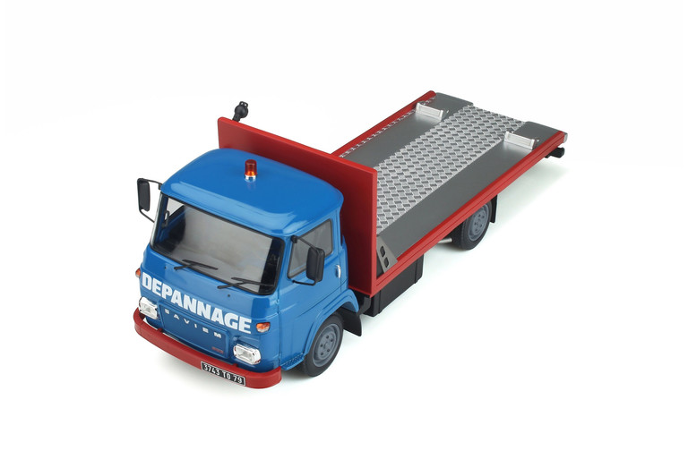 Saviem SG2 Depanneuse Porte-Plateau Bleu Saviem 1975