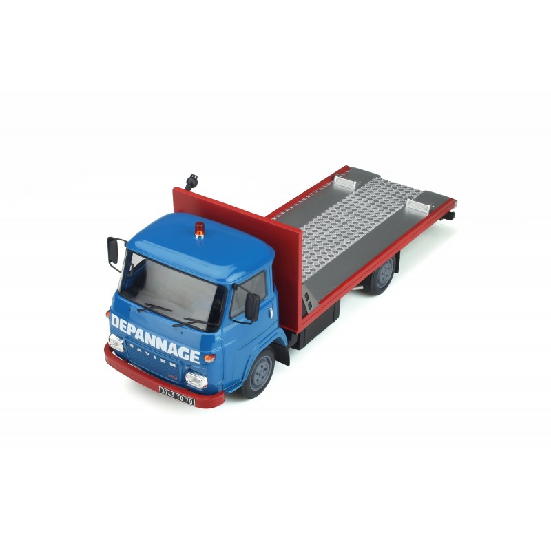 Saviem SG2 Depanneuse Porte-Plateau Bleu Saviem 1975