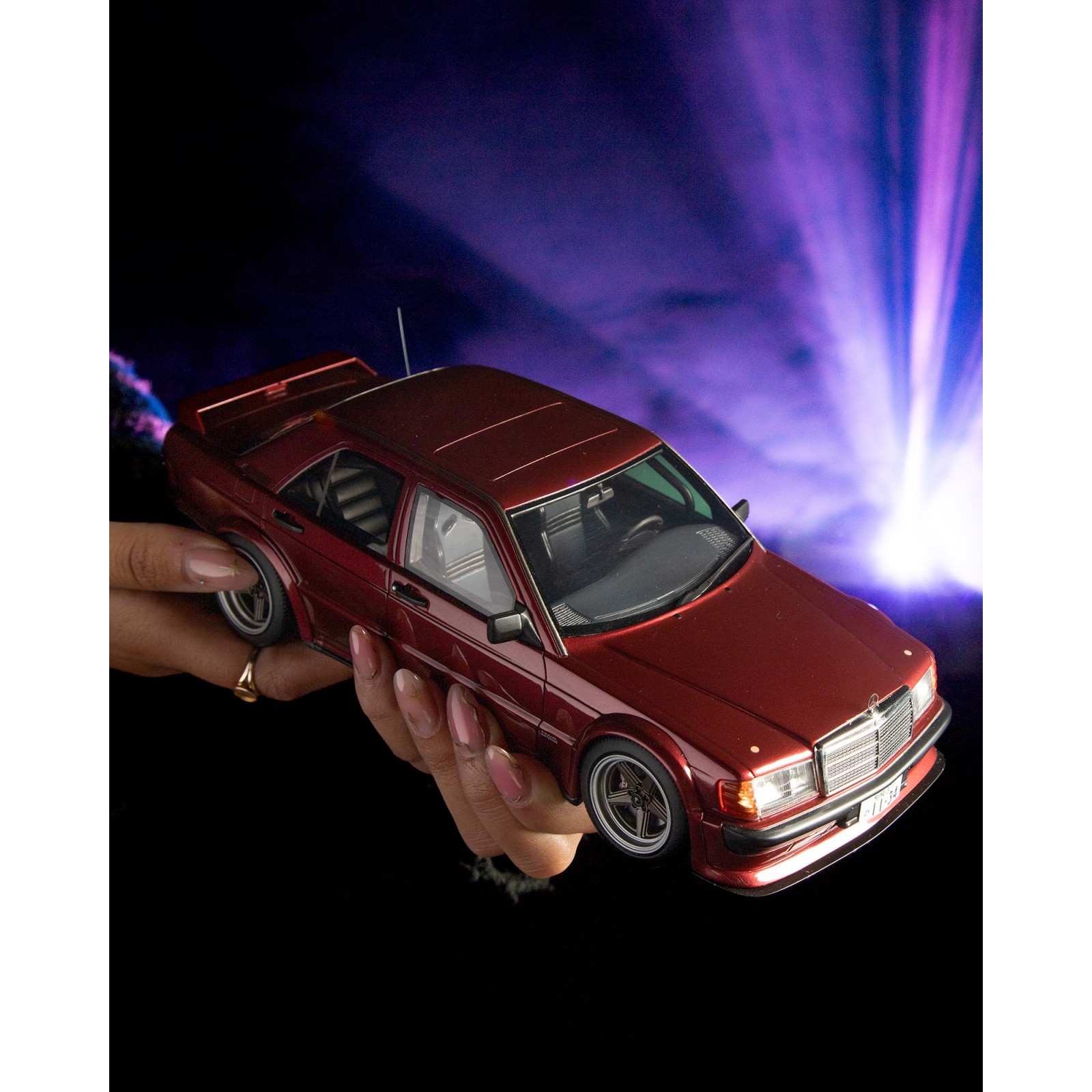 RAUH-Welt Begriff 190E 2.5-16 1/18 レッド RAUH-Welt Begriff The