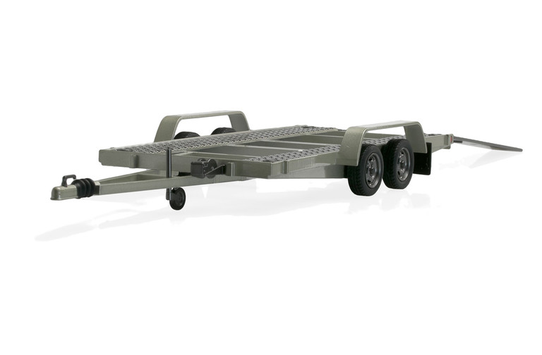 1/18 Silver 1980 Vehicle Carrier Trailer