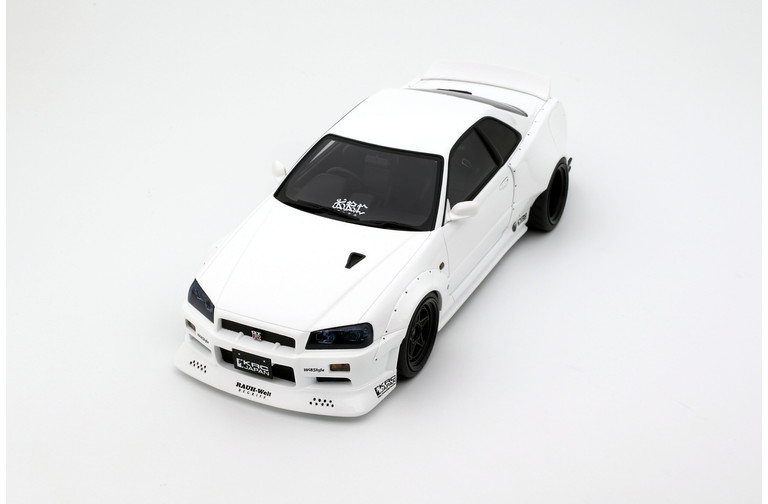 Nissan Skyline GT-R R34 KRC Body Kit Pearl White QX1 2019