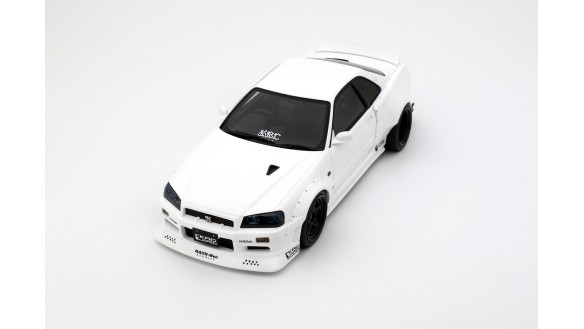 Nissan Skyline GT-R R34 KRC Body Kit Pearl White QX1 2019