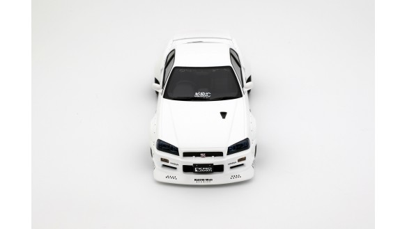 Nissan Skyline GT-R R34 KRC Body Kit Pearl White QX1 2019