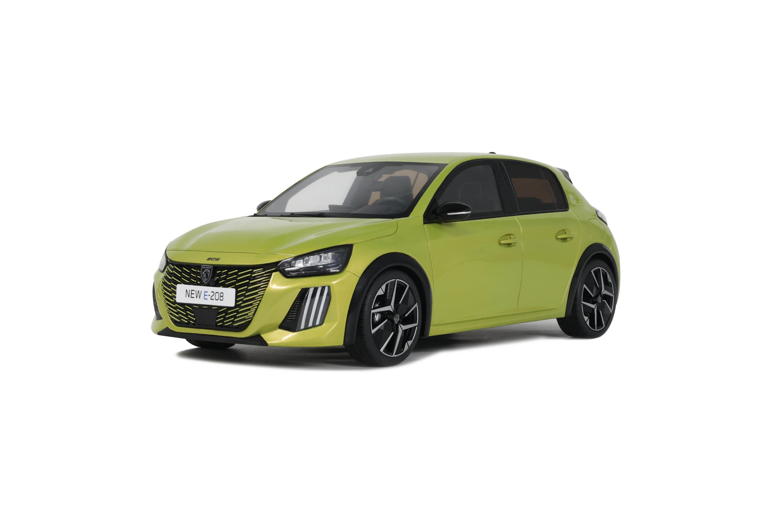 PEUGEOT 208 GT 2024 Agueda Jaune Voiture de Collection NOREV 1/43
