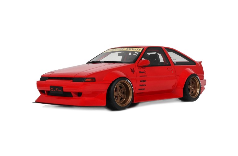 Toyota AE86 Sprinter Trueno Widebody Ferrari Rosso Corsa 1986