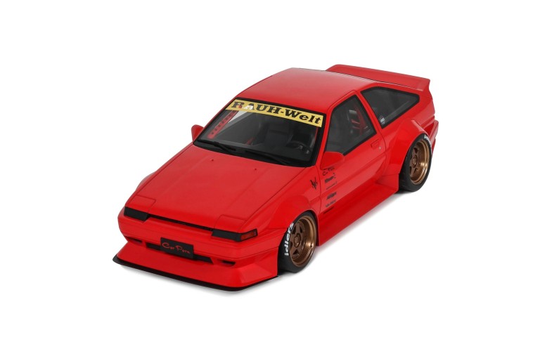 Toyota AE86 Sprinter Trueno Widebody Ferrari Rosso Corsa 1986
