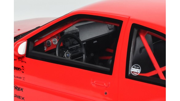 Toyota AE86 Sprinter Trueno Widebody Ferrari Rosso Corsa 1986
