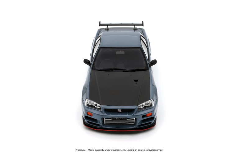 Nissan Skyline GT-R (BNR34) with Body Kit Stealth Grey 2025