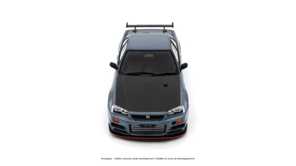 Nissan Skyline GT-R (BNR34) with Body Kit Stealth Grey 2025