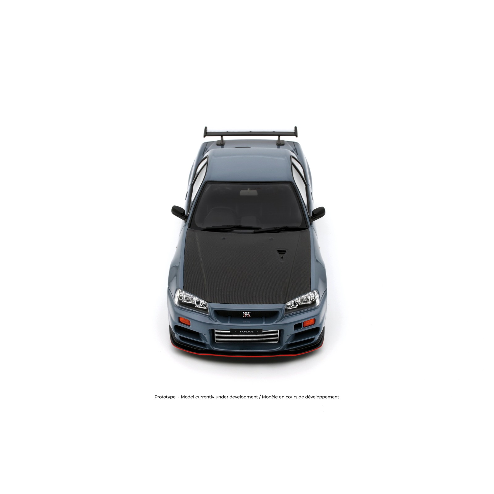 Nissan Skyline GT-R (BNR34) with Body Kit Stealth Grey 2025