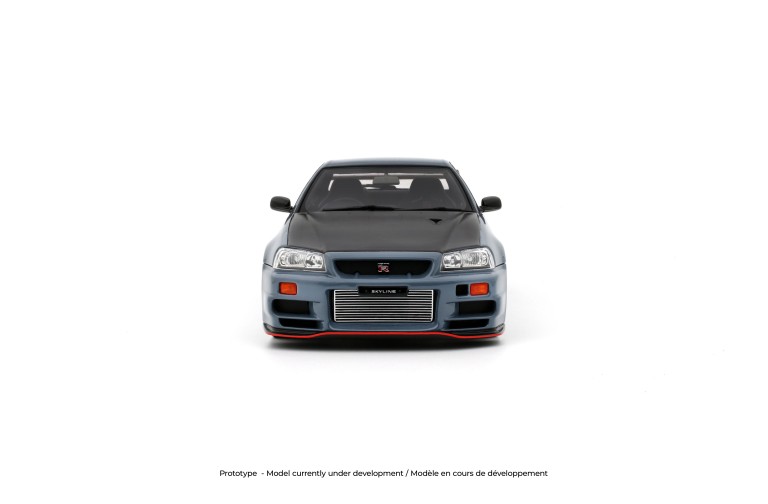 Nissan Skyline GT-R (BNR34) with Body Kit Stealth Grey 2025