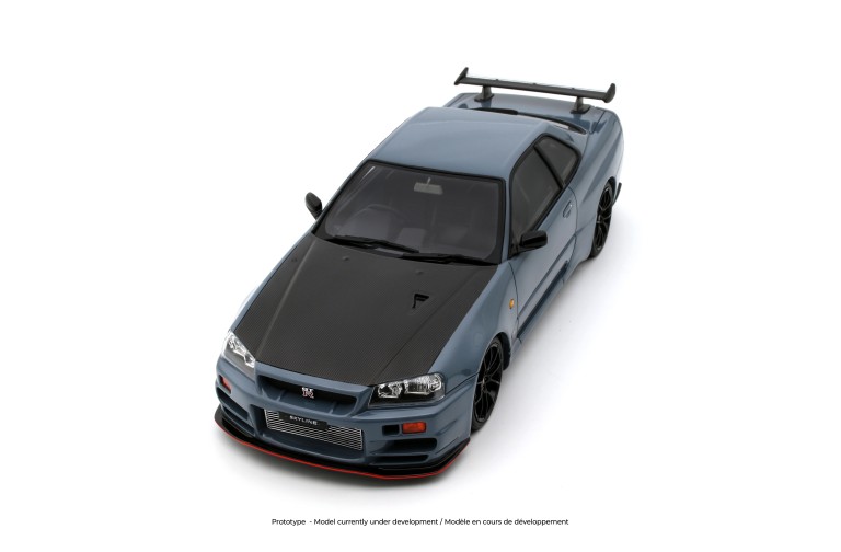 Nissan Skyline GT-R (BNR34) with Body Kit Stealth Grey 2025