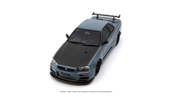 Nissan Skyline GT-R (BNR34) with Body Kit Stealth Grey 2025