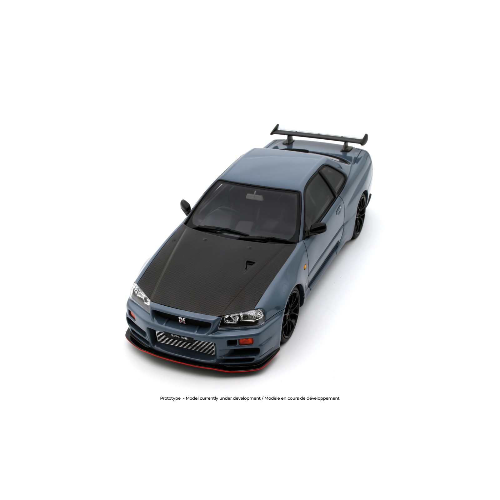 Nissan Skyline GT-R (BNR34) with Body Kit Stealth Grey 2025