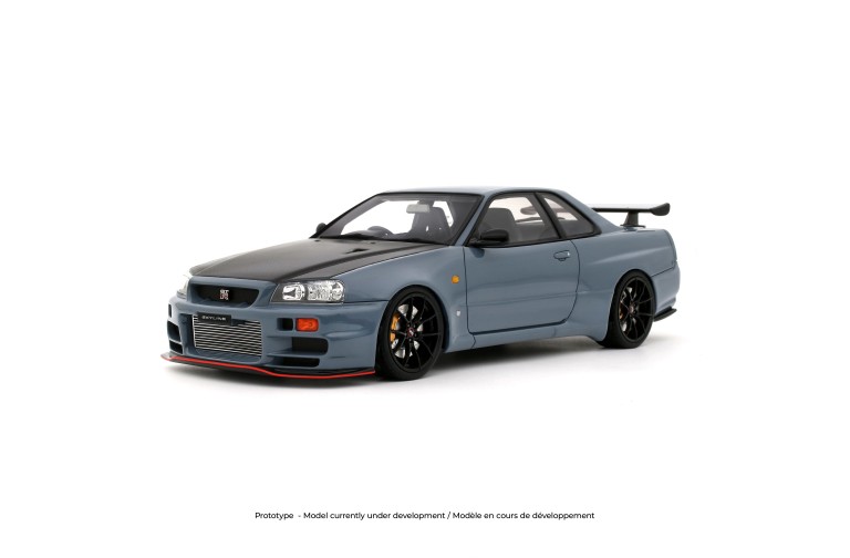 Nissan Skyline GT-R (BNR34) with Body Kit Stealth Grey 2025