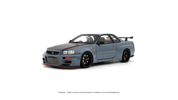 Nissan Skyline GT-R (BNR34) with Body Kit Stealth Grey 2025
