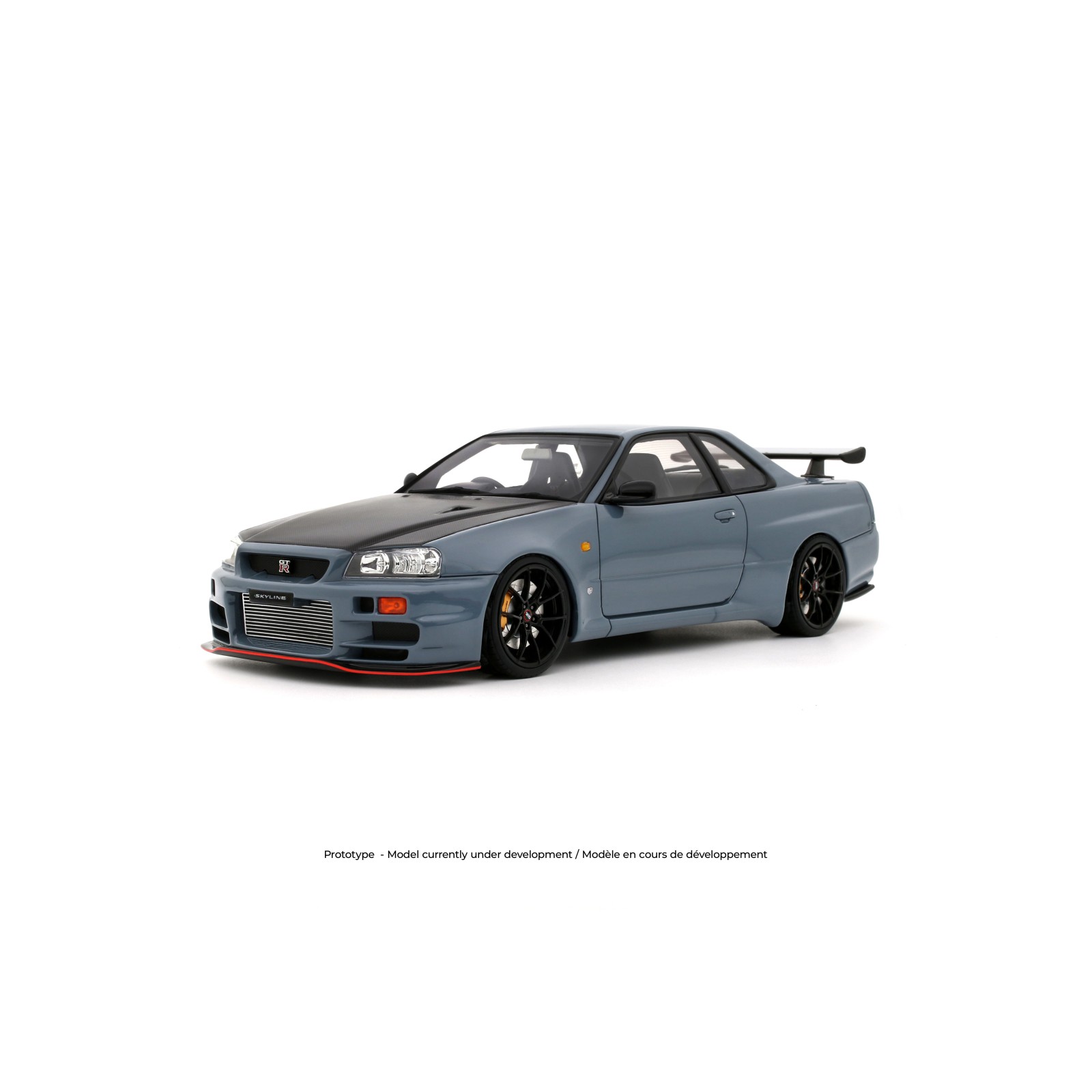 Nissan Skyline GT-R (BNR34) with Body Kit Stealth Grey 2025