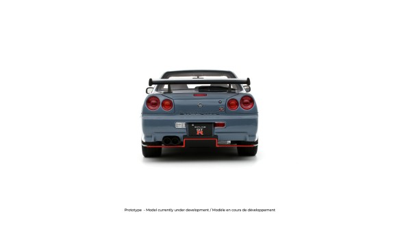 Nissan Skyline GT-R (BNR34) with Body Kit Stealth Grey 2025