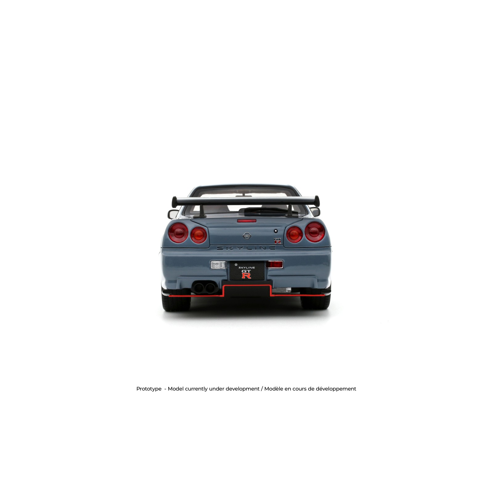 Nissan Skyline GT-R (BNR34) with Body Kit Stealth Grey 2025