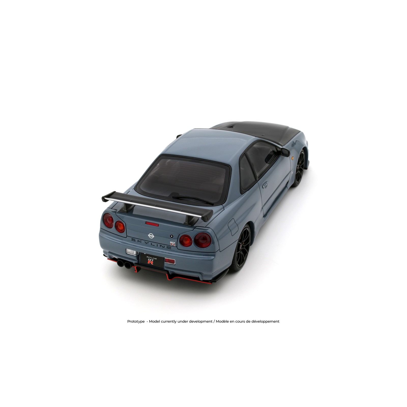 Nissan Skyline GT-R (BNR34) with Body Kit Stealth Grey 2025