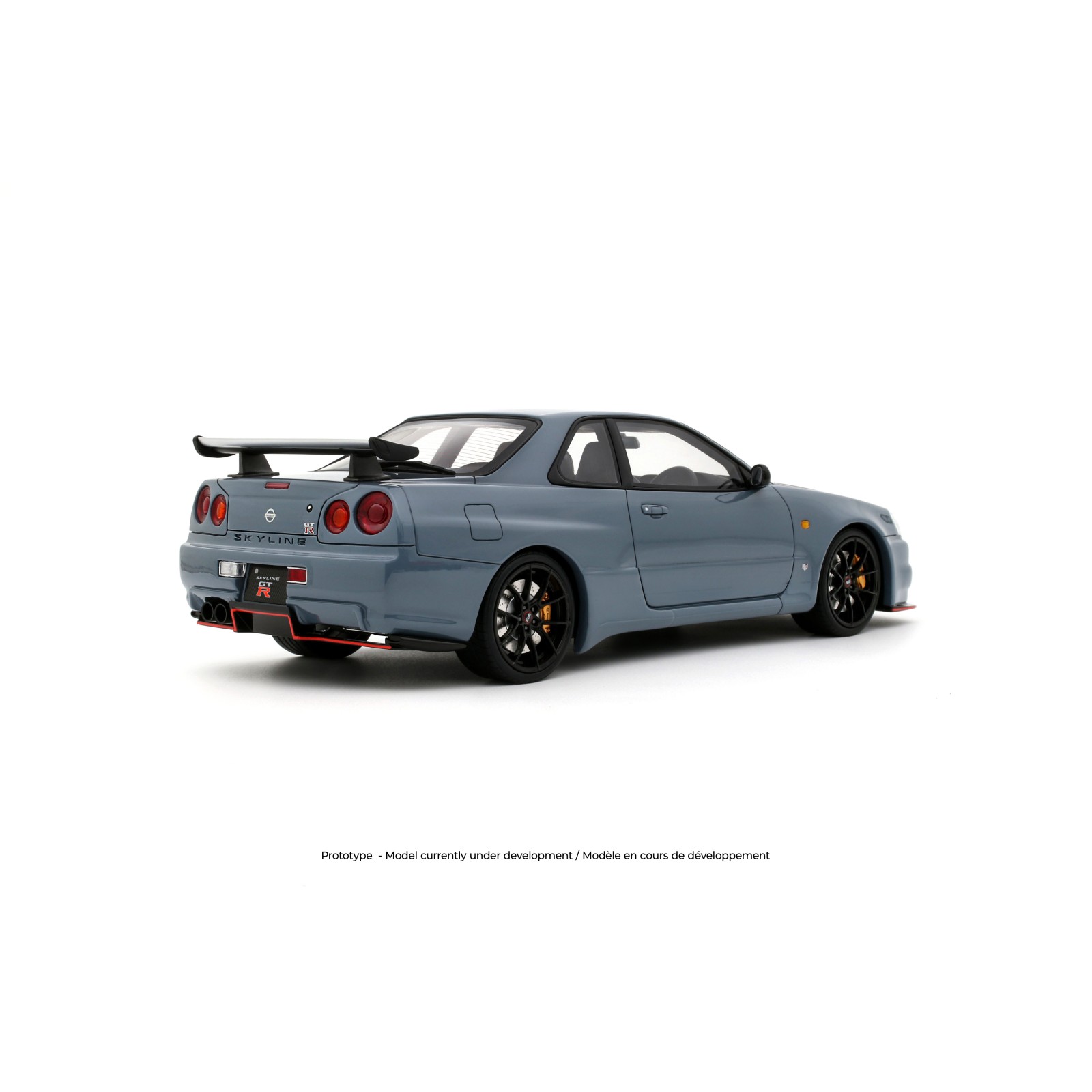 Nissan Skyline GT-R (BNR34) with Body Kit Stealth Grey 2025
