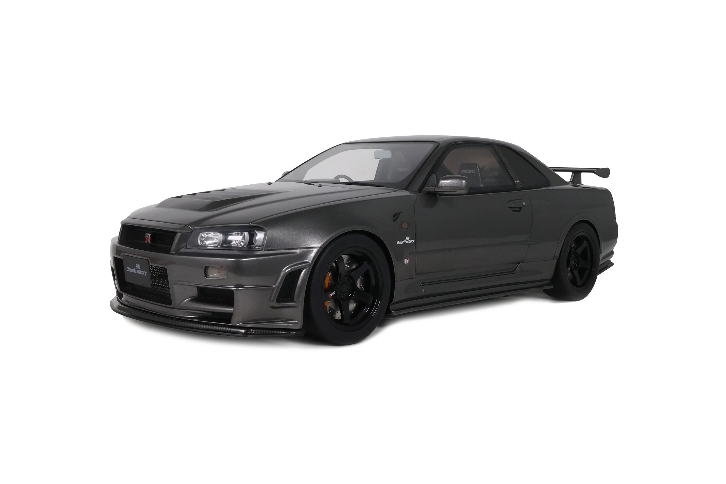 OttOmobile - Nissan G103 - Nissan Skyline GT-R (NISMO BNR34 CRS Version) Gun Metal 2005