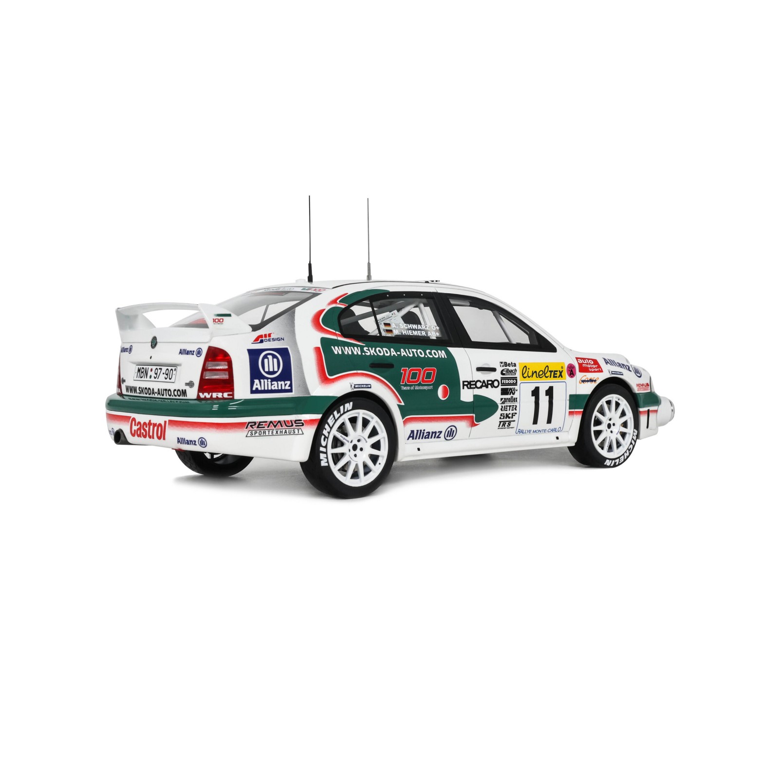 Skoda Octavia WRC Evo 2 Rallye Monte Carlo 2001