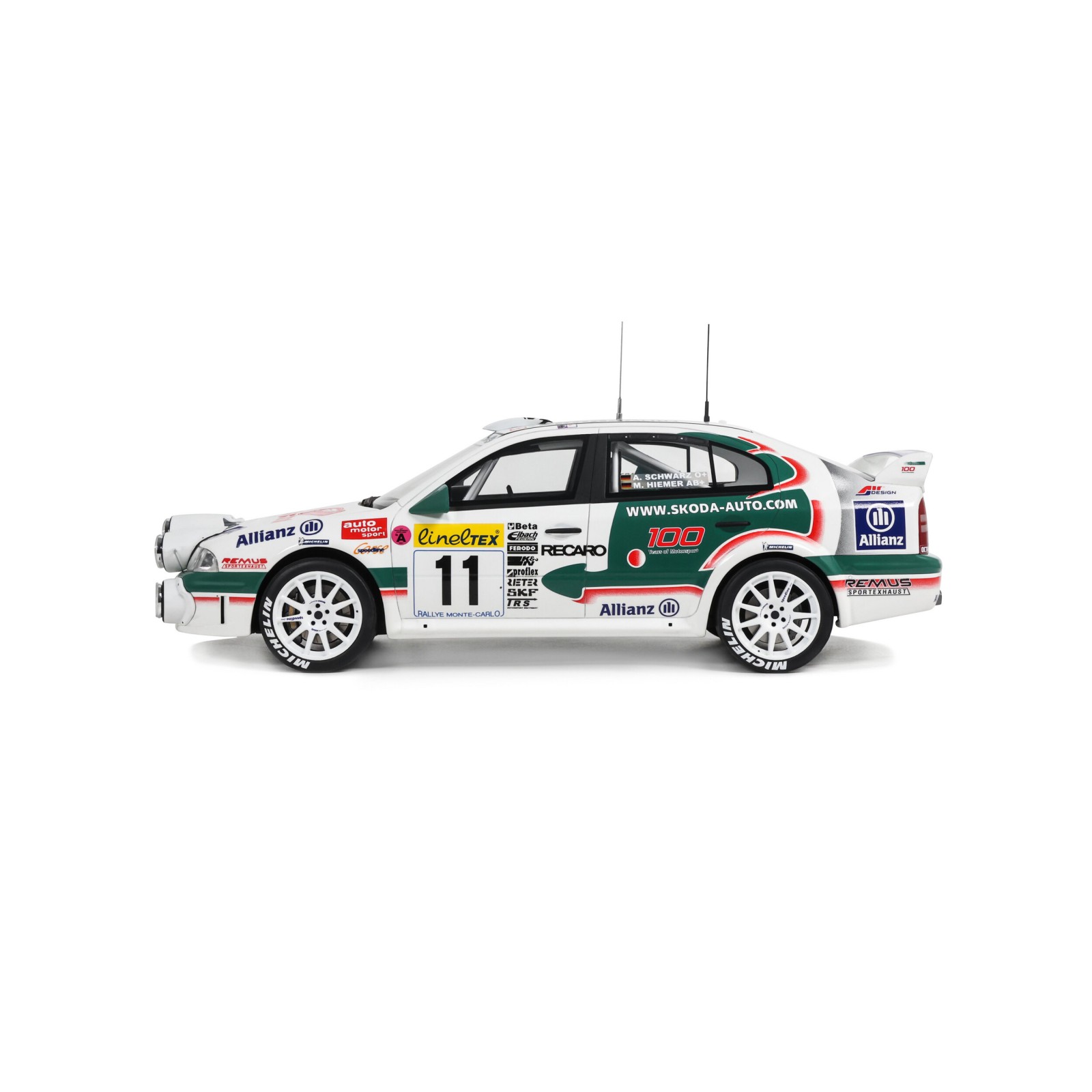 Skoda Octavia WRC Evo 2 Rallye Monte Carlo 2001