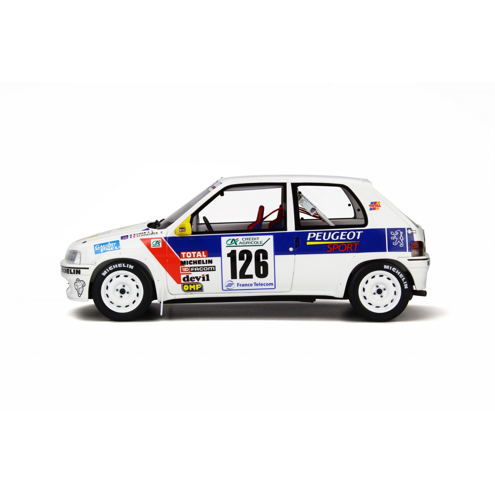 【爆買い100%新品】■Otto 1/18 1997 プジョー106ラリー Gr.N #126 S.ローブ Rallye Vins-Mcon レーシングカー