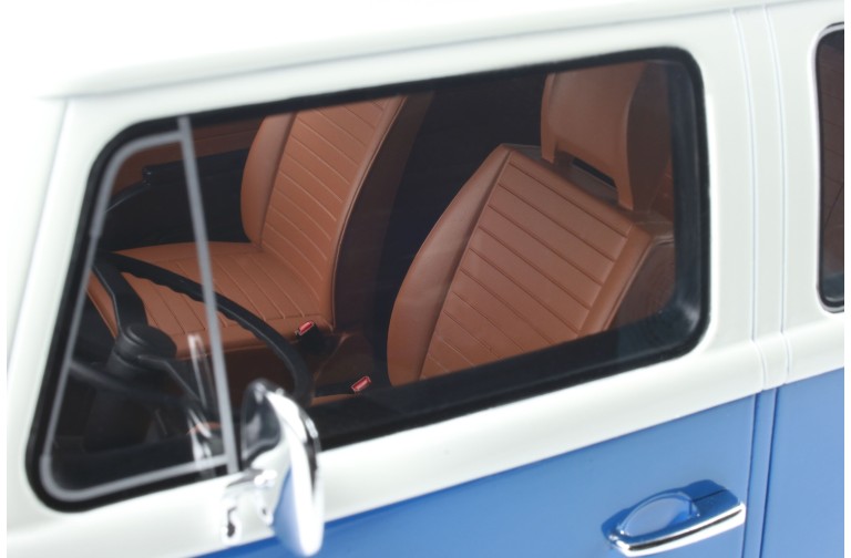 Volkswagen Kombi T2 White-Blue 1978
