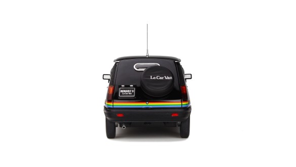 Renault 5 Le Car Van Black With Rainbow Stripping 1980