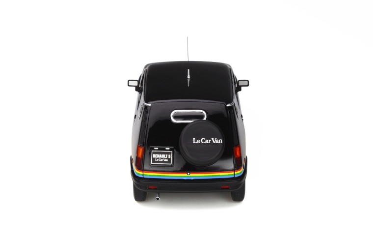 Renault 5 Le Car Van Black With Rainbow Stripping 1980