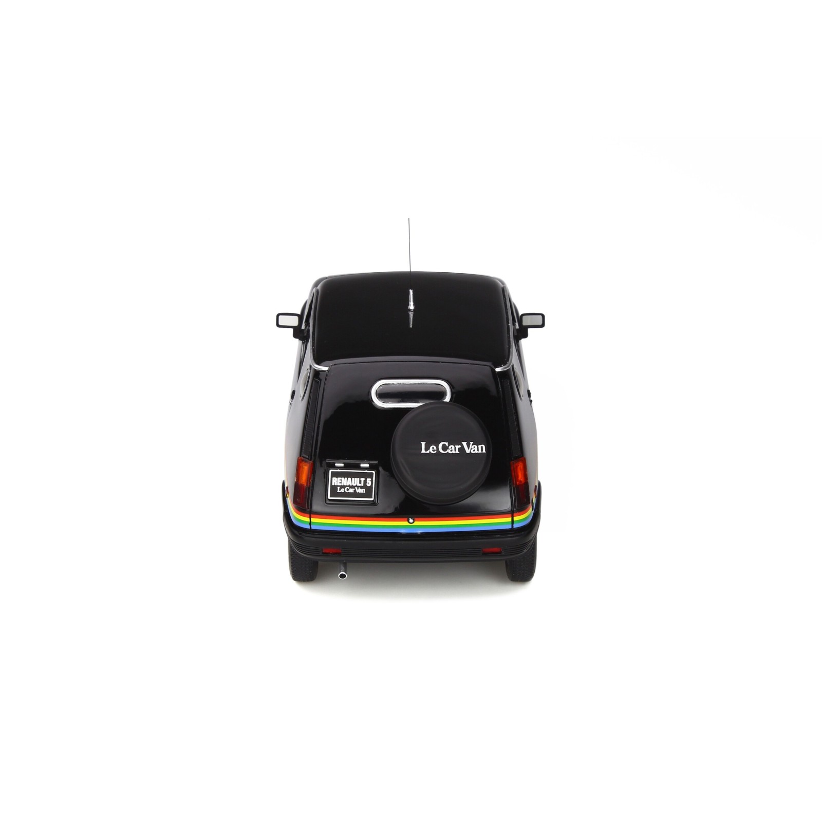 Renault 5 Le Car Van Black With Rainbow Stripping 1980