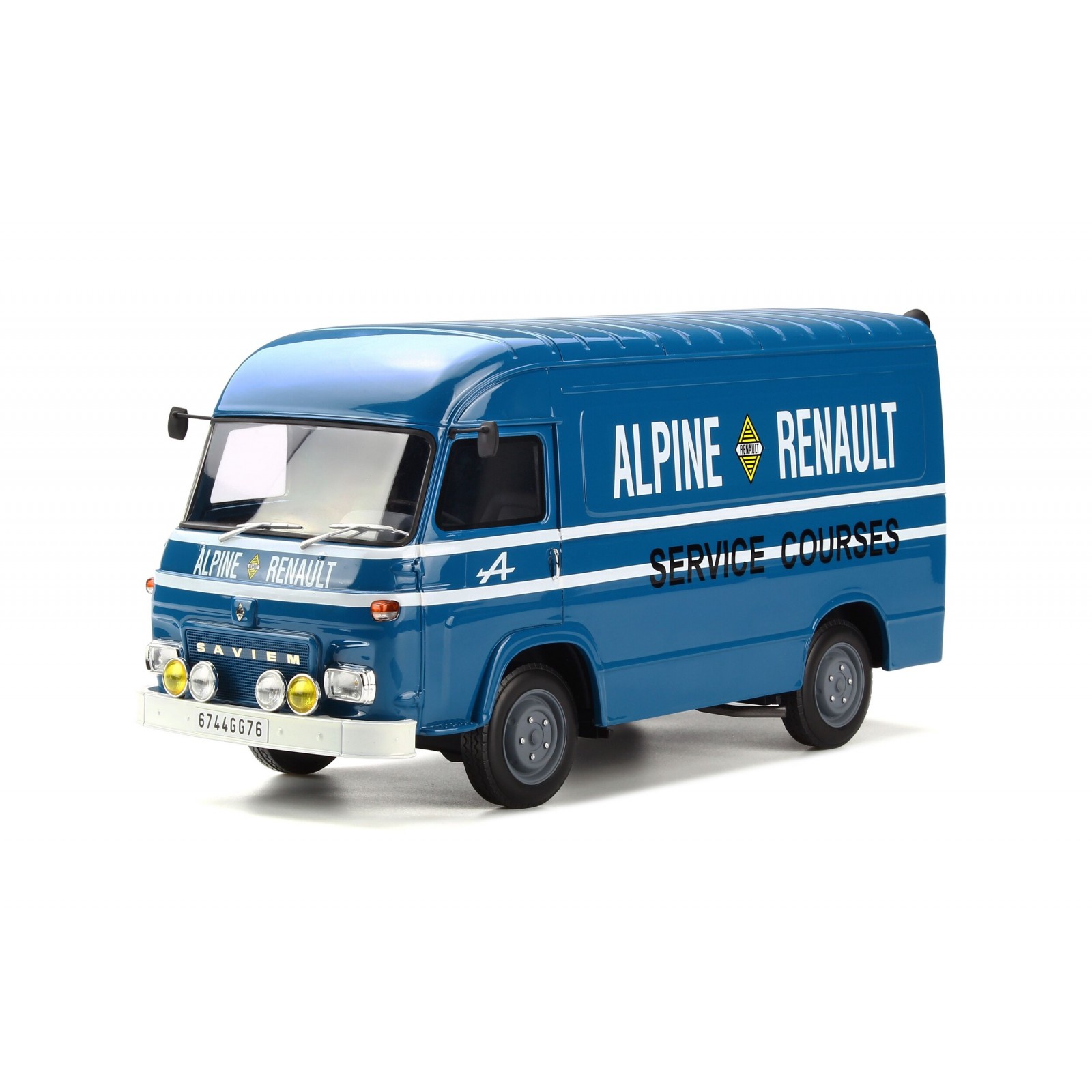 Saviem SB2 Assistance Course Alpine Team Color 1968