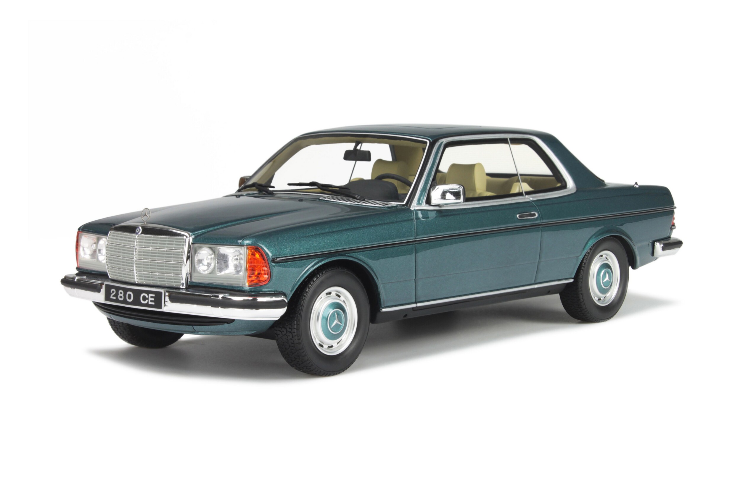 Modèle Réduit Mercedes W123 AMG Bleue Par Ottomodels - Échelle 1/18, Occasion, Collection