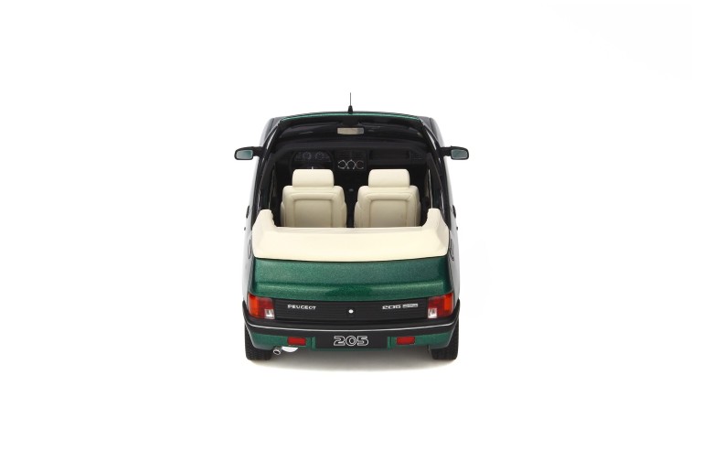 Peugeot 205 Cabriolet Roland-Garros Vert Rollant Garros Metallisé 1989