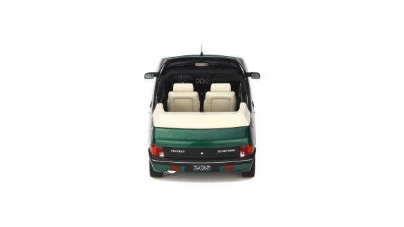 Peugeot 205 Cabriolet Roland-Garros Vert Rollant Garros Metallisé 1989