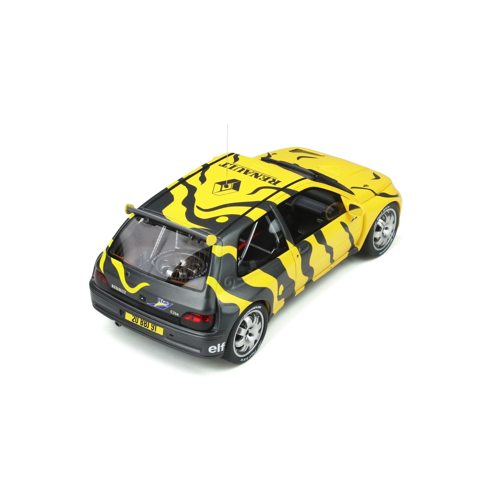 Renault Clio Maxi Présentation Zebra Black & Yellow 1995