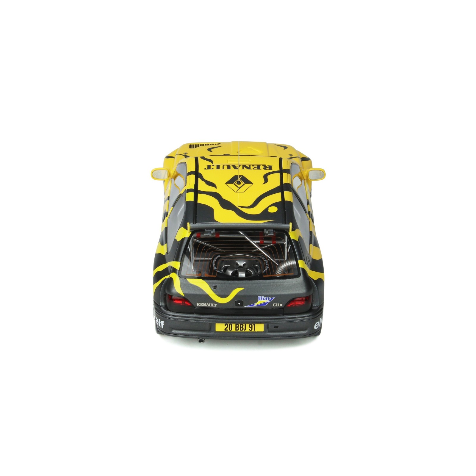 Renault Clio Maxi Présentation Zebra Black & Yellow 1995