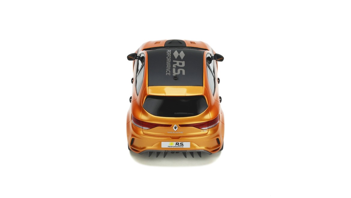 Norev Renault Megane R.S. Trophy 2022 Tonic Orange – Échelle 1/18 – Modèle Métal Miniature – Collectionneur – Neuf Sous Blister