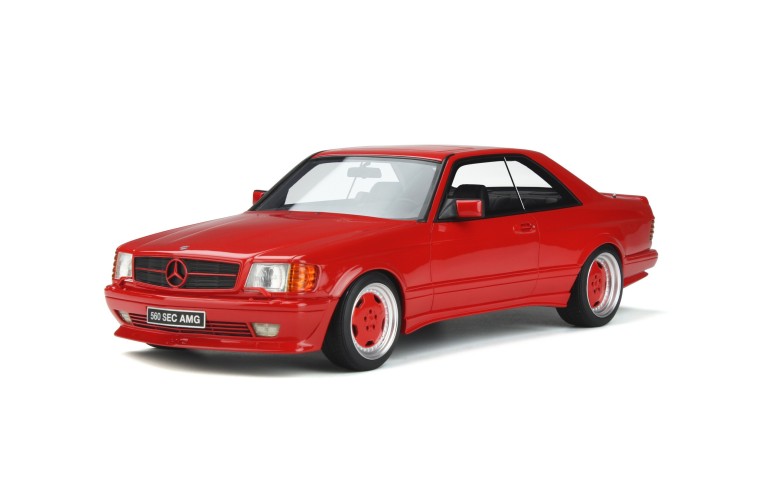 Mercedes-Benz W126 560 SEC wide body Signal Red 568 1986